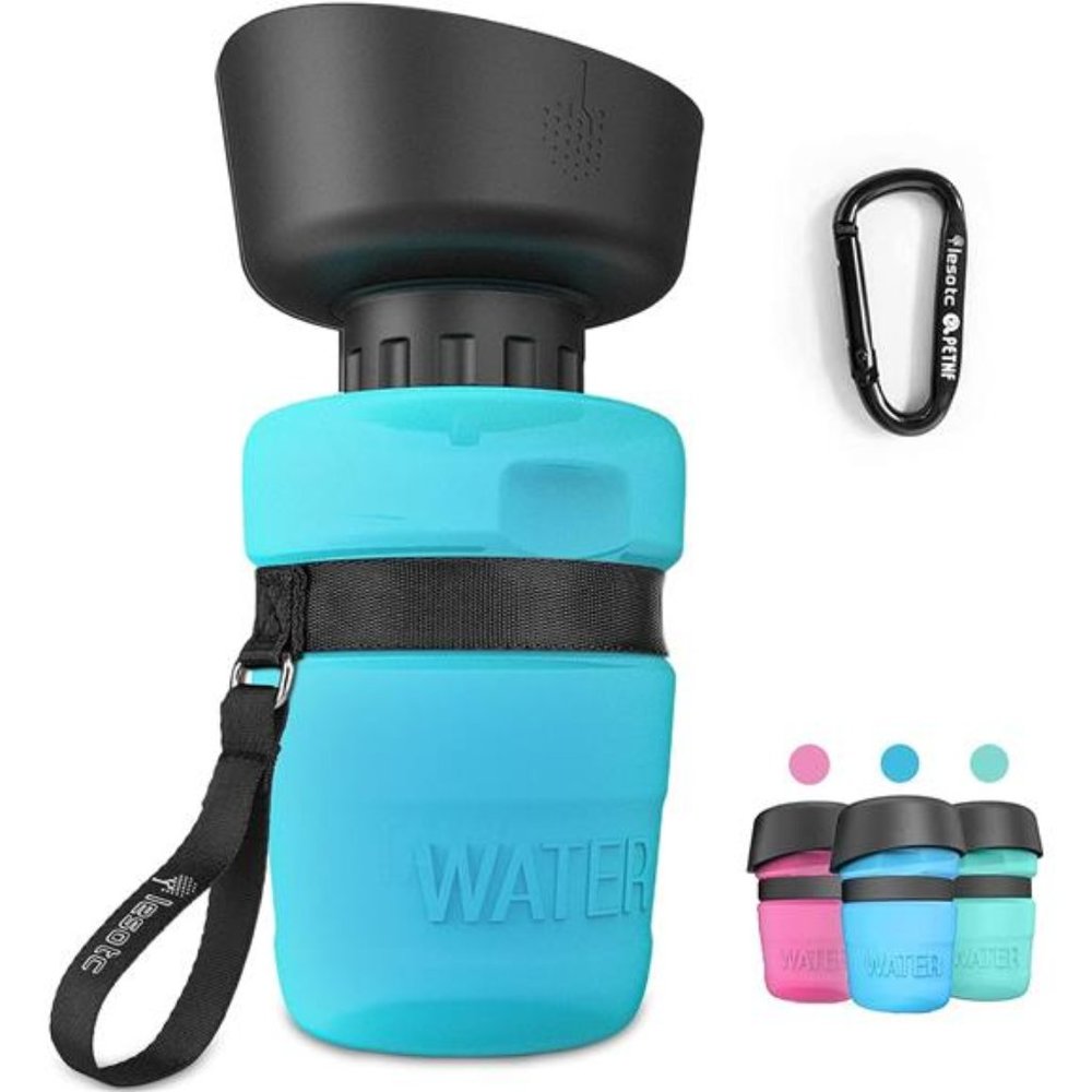 Upgraded Dog Water Bottle Foldable,Portable Dog Water Dispenser,Leak Proof Pet